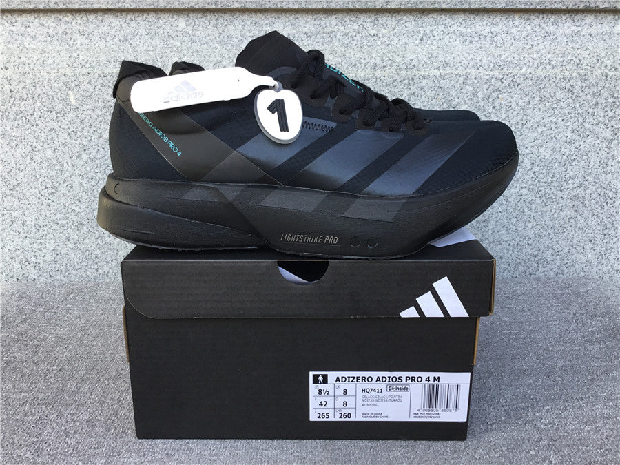 Adidas Adizero Adios Pro 4 M Core Black Powder Teal (UA)