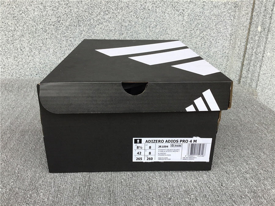 Adidas Adizero Adios Pro 4 White Black (UA)