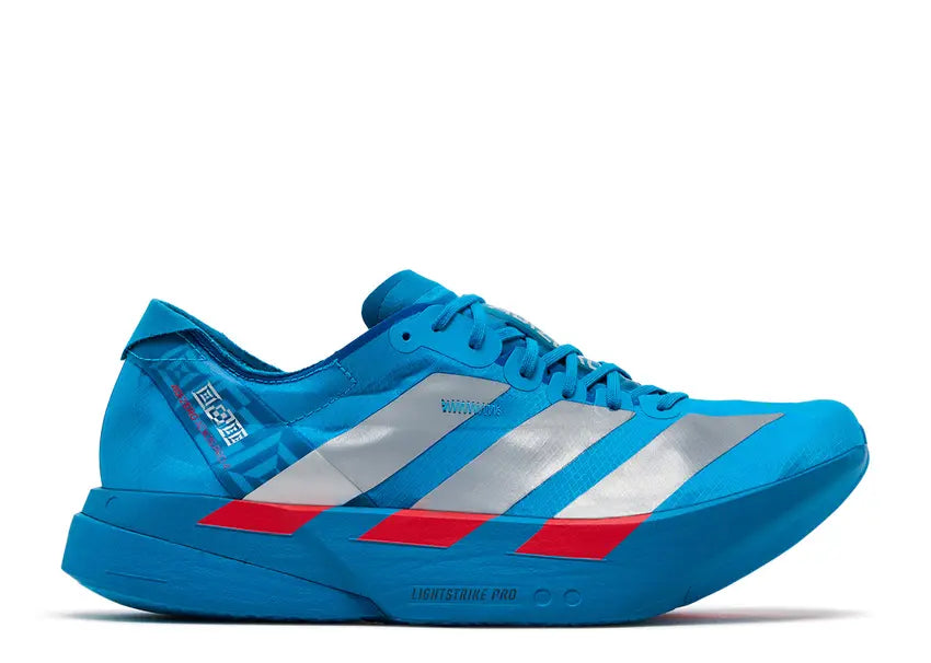 Adidas Adizero Adios Pro 4 Solar Blue Silver Metallic Lucid Red (UA)