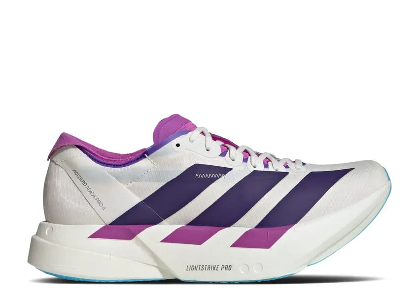 Adidas Wmns Adizero Adios Pro 4 White Collegiate Purple Semi Blue (UA)