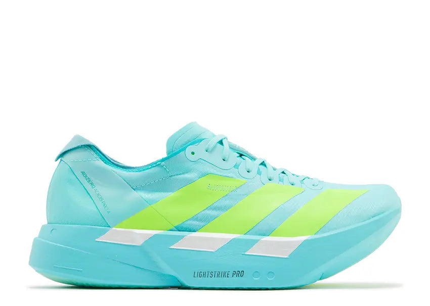 Adidas Adizero Adios Pro 4 Flash Aqua Lucid Lemon  (UA)