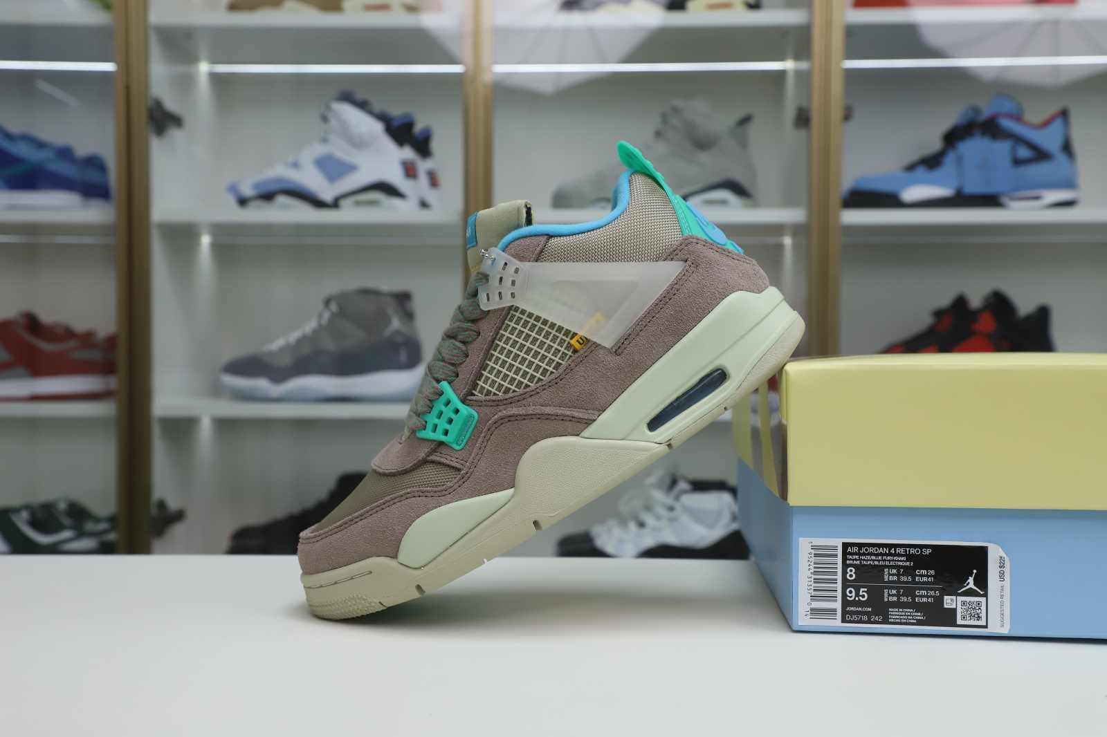 Union LA x Air Jordan 4 Retro Taupe Haze 2021