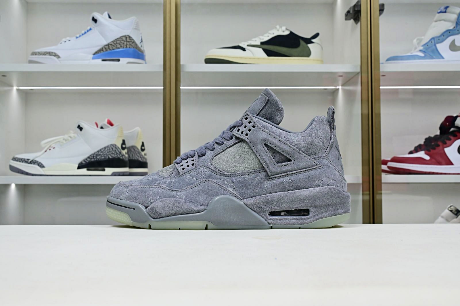 Kaws X Air Jordan 4 Retro Grey 2017