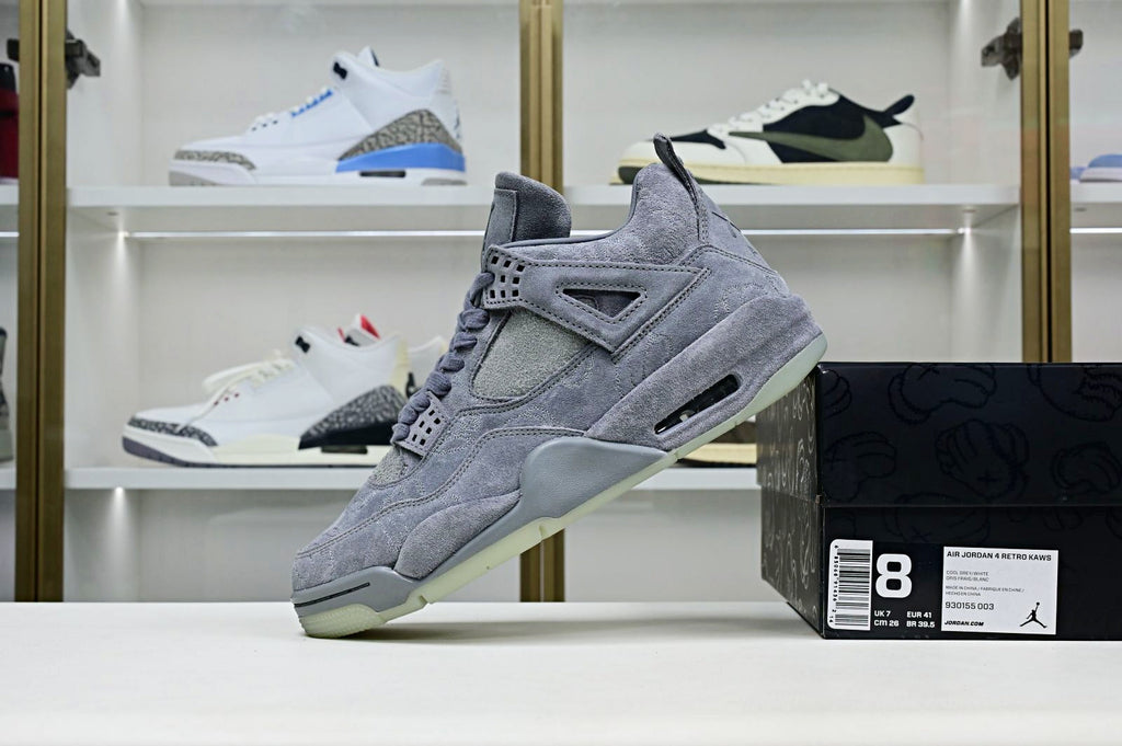 Kaws X Air Jordan 4 Retro Grey 2017