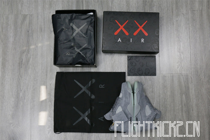 Kaws X Air Jordan 4 Retro Grey 2017