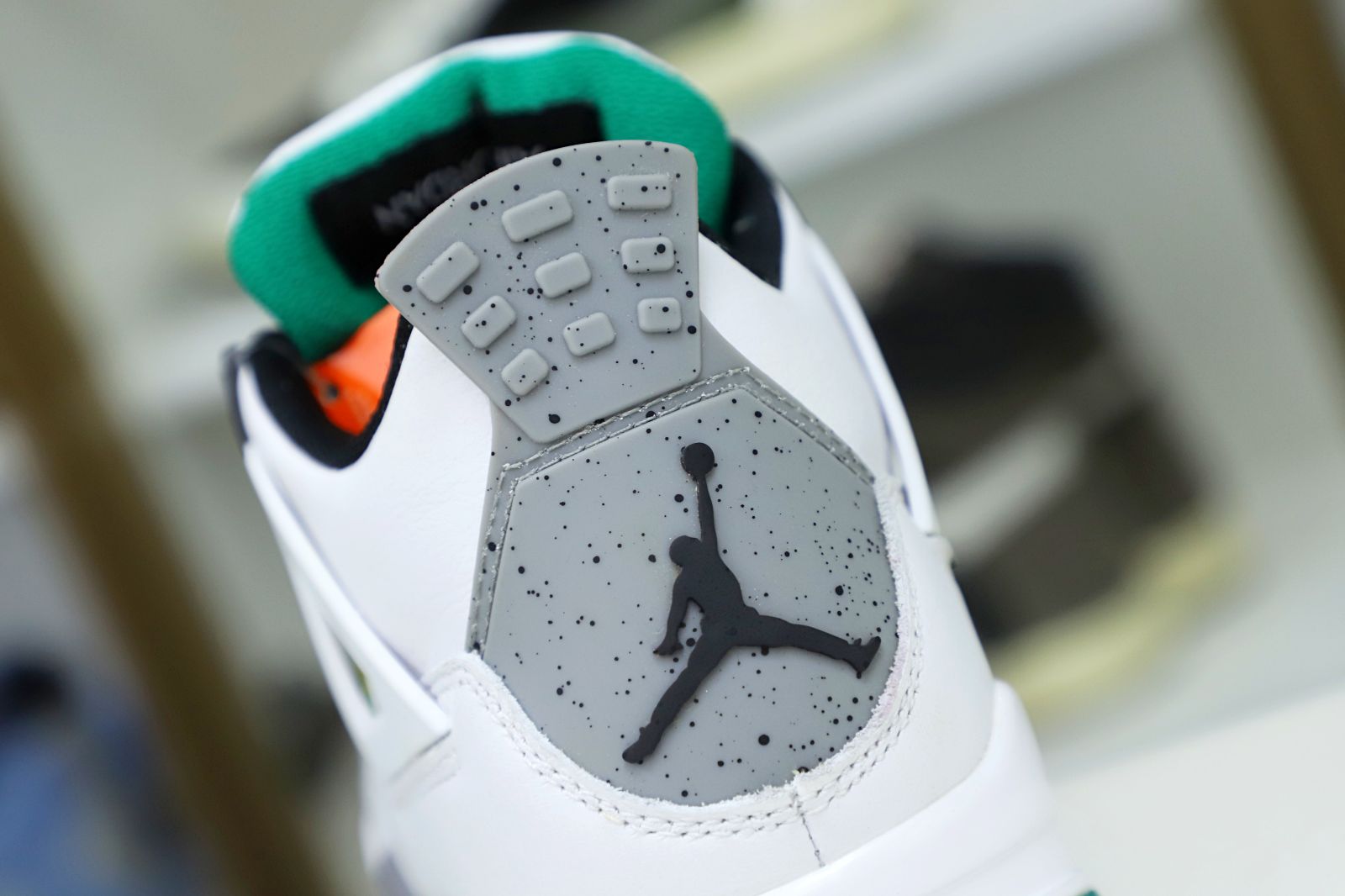 Air Jordan 4 Retro Lucid Green Rasta