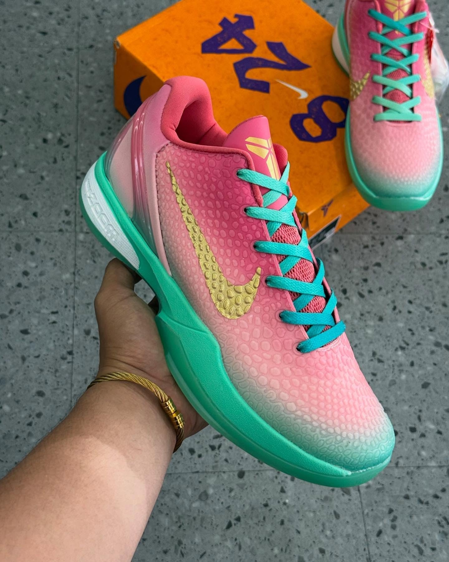 Nike Kobe 6 'Peach Green (UA)