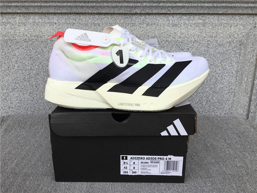 Adidas Adizero Adios Pro 4 White Black (UA)