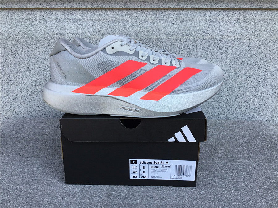 Adidas Wmns Adizero Evo SL Silver Metallic Lucid Red (UA)
