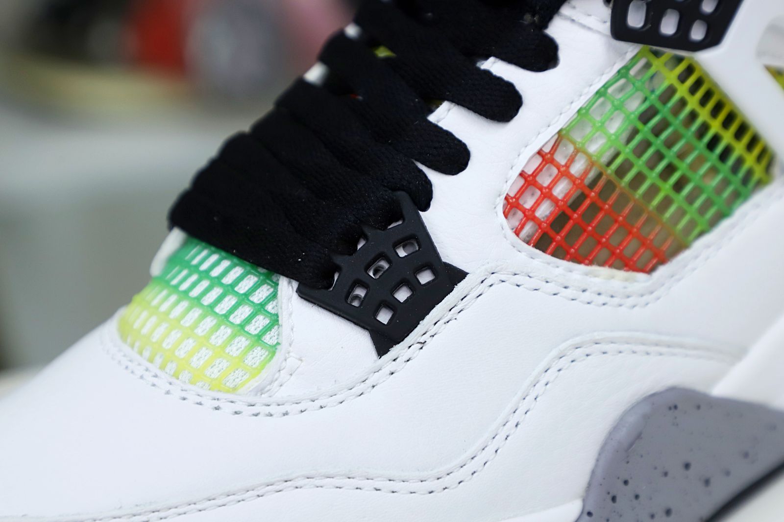 Air Jordan 4 Retro Lucid Green Rasta