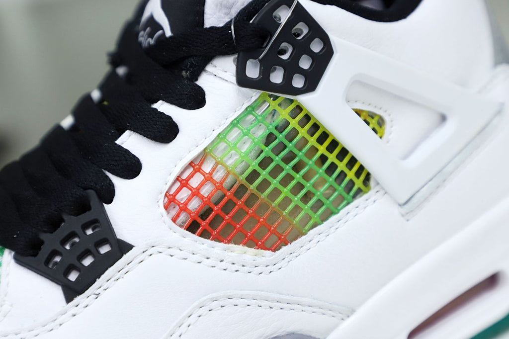 Air Jordan 4 Retro Lucid Green Rasta