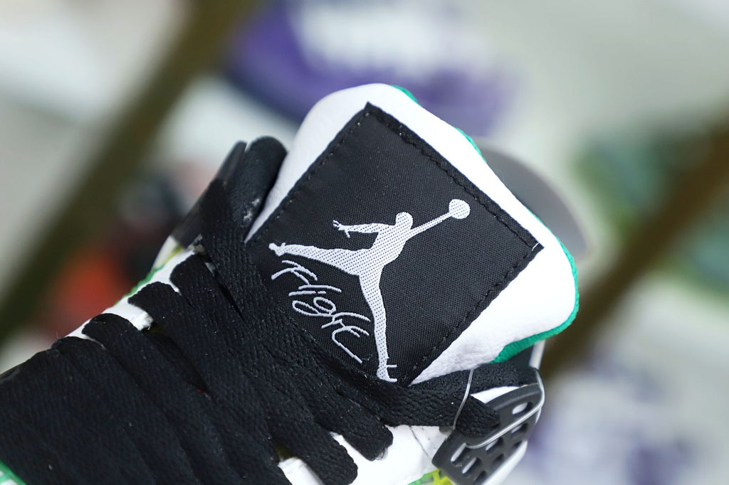 Air Jordan 4 Retro Lucid Green Rasta