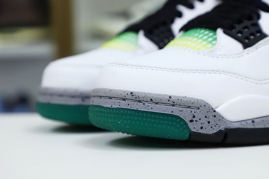 Air Jordan 4 Retro Lucid Green Rasta