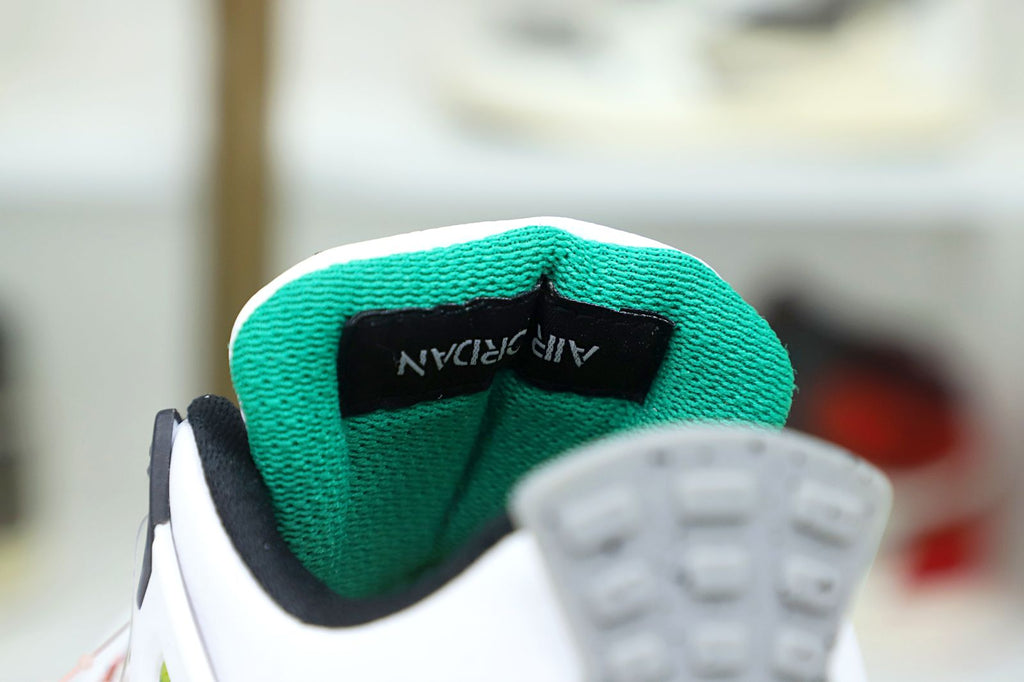Air Jordan 4 Retro Lucid Green Rasta