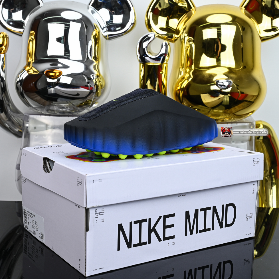 Nike Mind 001 Flyknit Slide Hyper Royal Black (UA)