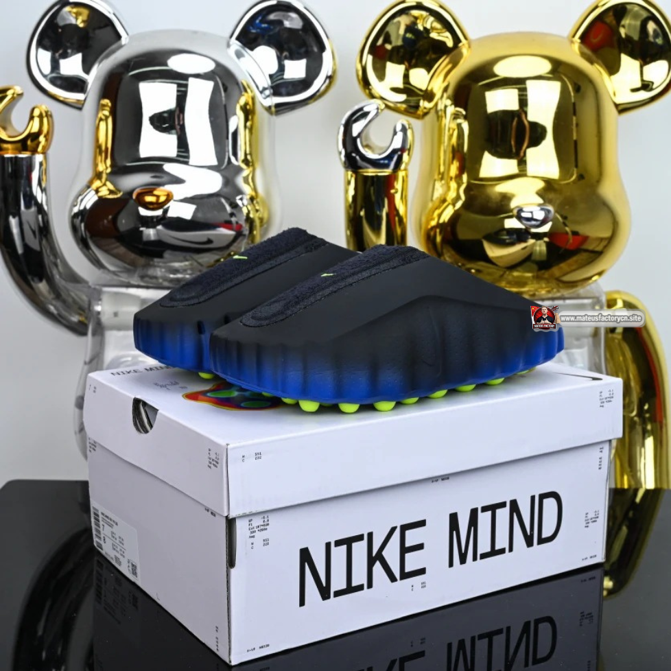 Nike Mind 001 Flyknit Slide Hyper Royal Black (UA)