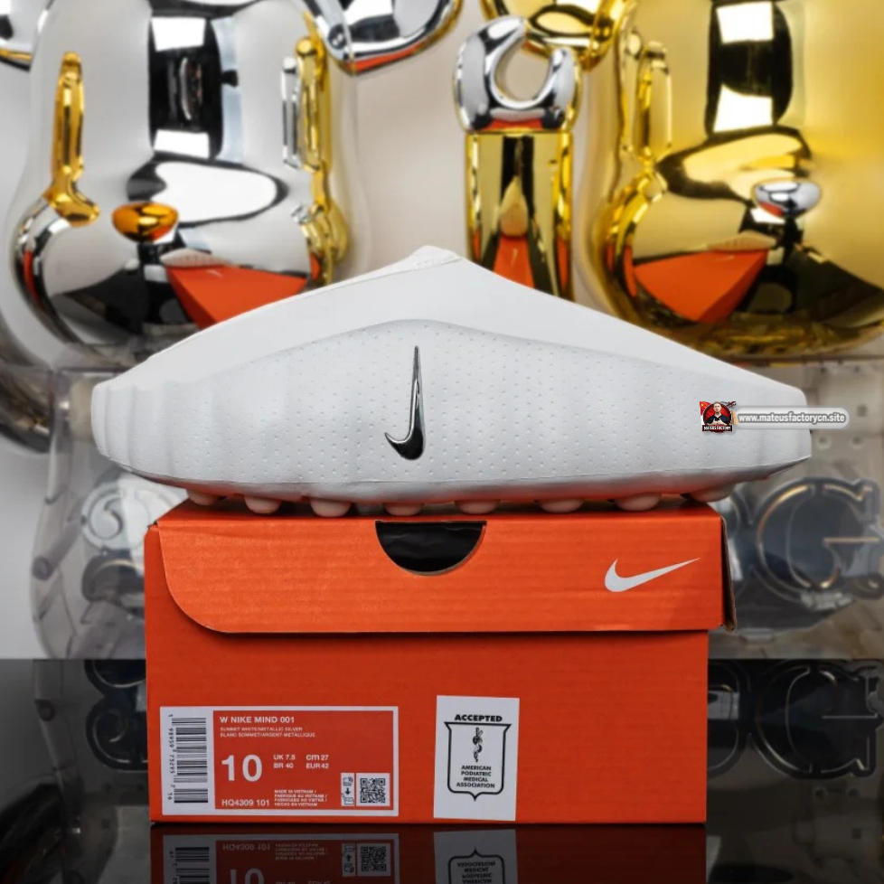 Nike Mind 001 Slide White Metallic Silver (UA)