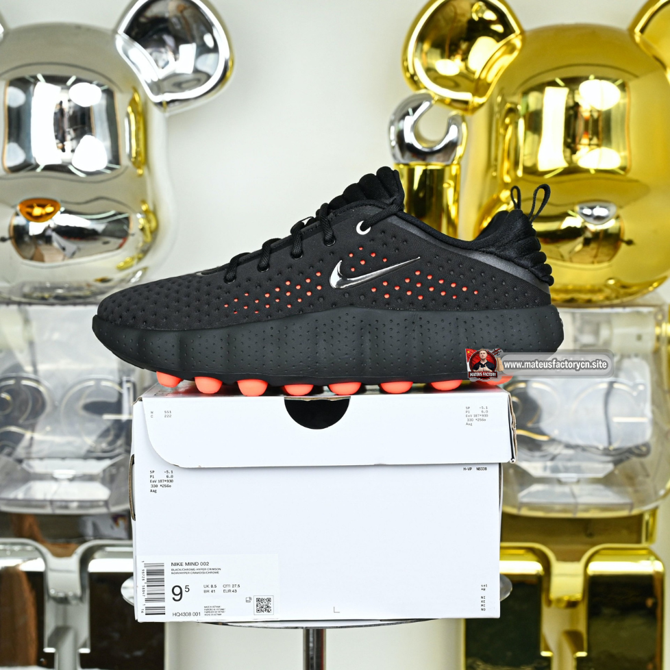 Nike Mind 002 Black Hyper Crimson  (UA)