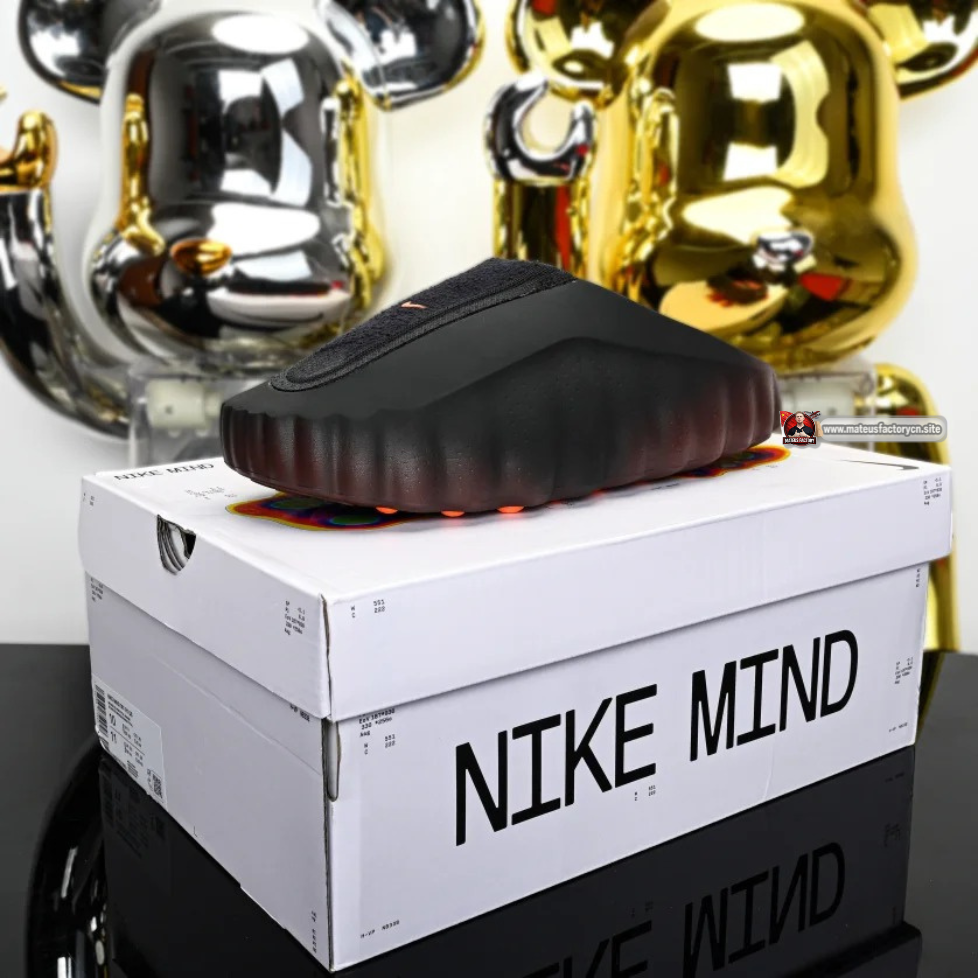 Nike Mind 001 Flyknit Slide Bronze Eclipse Total Orange (UA)