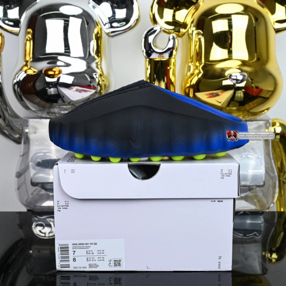 Nike Mind 001 Flyknit Slide Hyper Royal Black (UA)