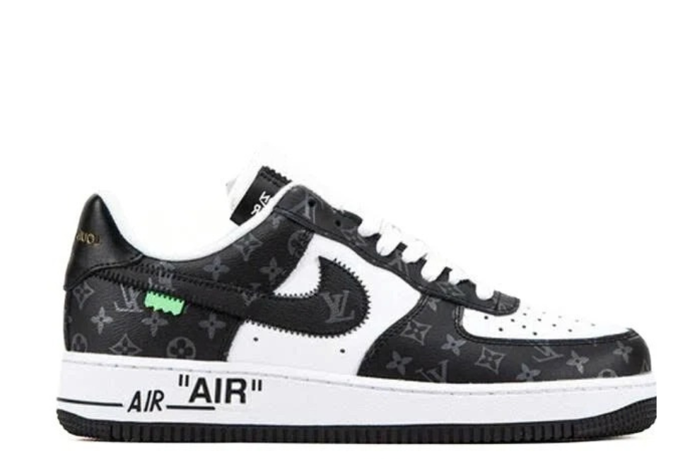 Louis Vuitton X Nike Air Force 1 Low Black White (UA)