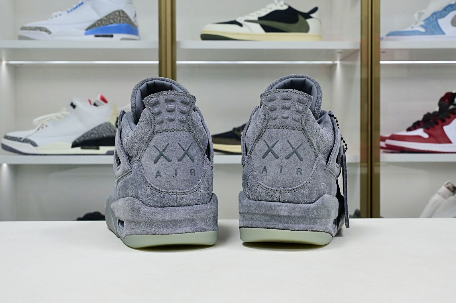 Kaws X Air Jordan 4 Retro Grey 2017