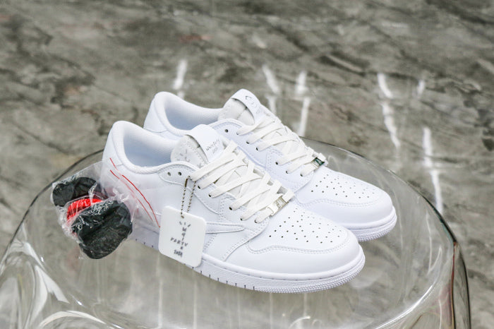 Travis Scott x Air Jordan 1 Retro Low OG SP Michael Rubin White Party