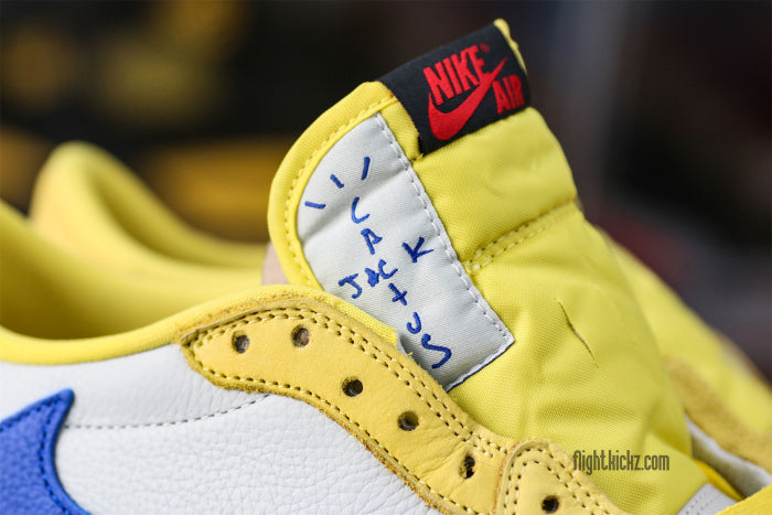 Travis Scott x Air Jordan 1 Retro Low OG SP “Elkins/Canary Yellow”