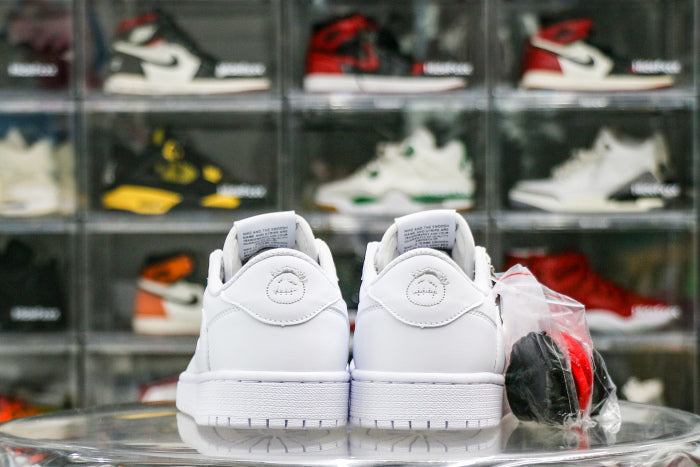 Travis Scott x Air Jordan 1 Retro Low OG SP Michael Rubin White Party