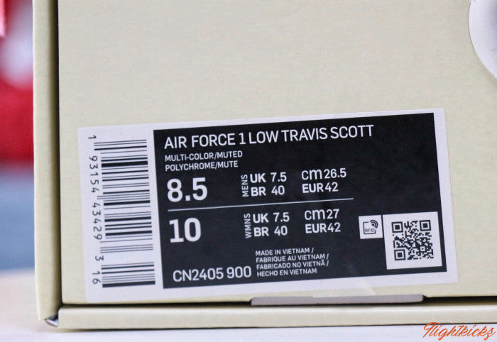 Nike Air Force 1 x Travis Scott Cactus Jack