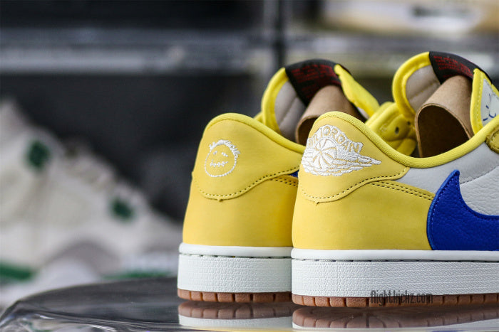 Travis Scott x Air Jordan 1 Retro Low OG SP “Elkins/Canary Yellow”