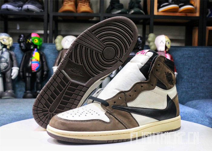 Travis Scott x Air Jordan 1 Retro High Dark Mocha