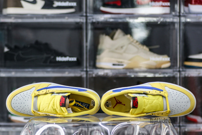 Travis Scott x Air Jordan 1 Retro Low OG SP “Elkins/Canary Yellow”
