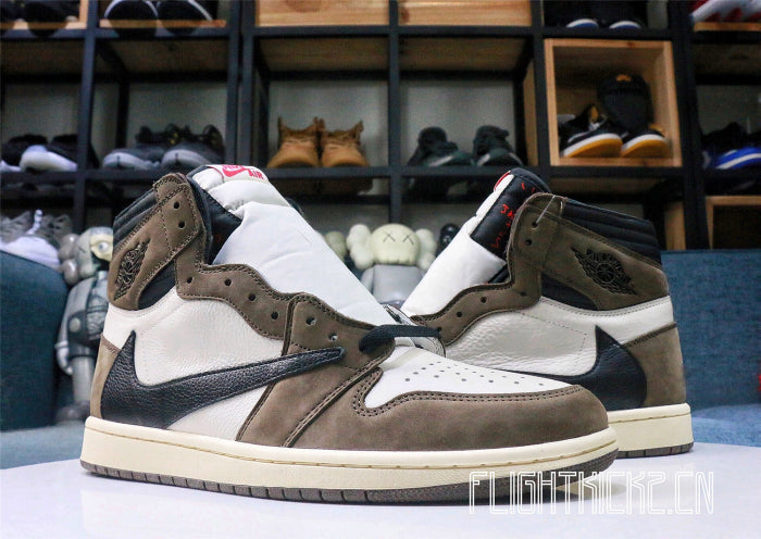 Travis Scott x Air Jordan 1 Retro High Dark Mocha