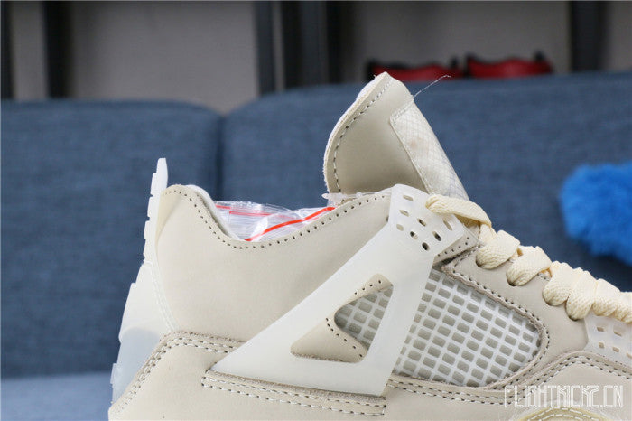 Off White x Air Jordan 4 Sail