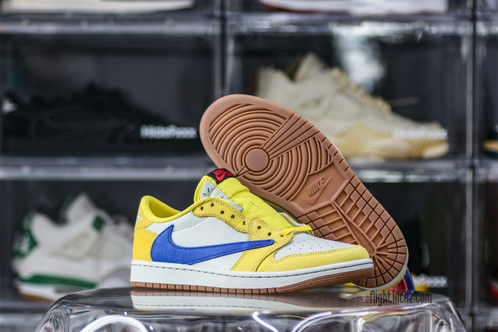 Travis Scott x Air Jordan 1 Retro Low OG SP “Elkins/Canary Yellow”