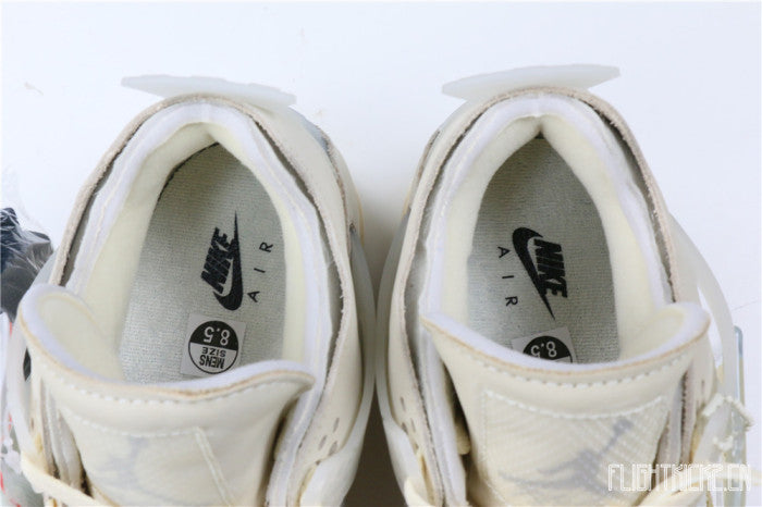 Off White x Air Jordan 4 Sail