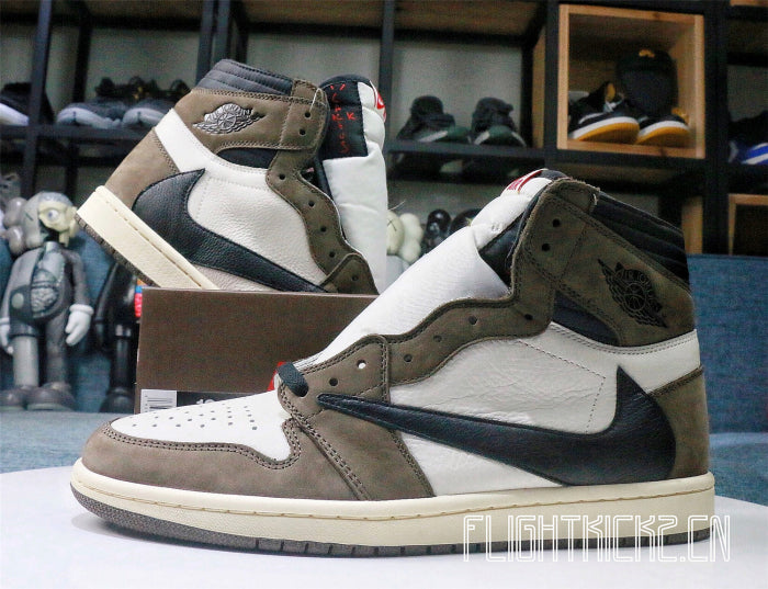 Travis Scott x Air Jordan 1 Retro High Dark Mocha