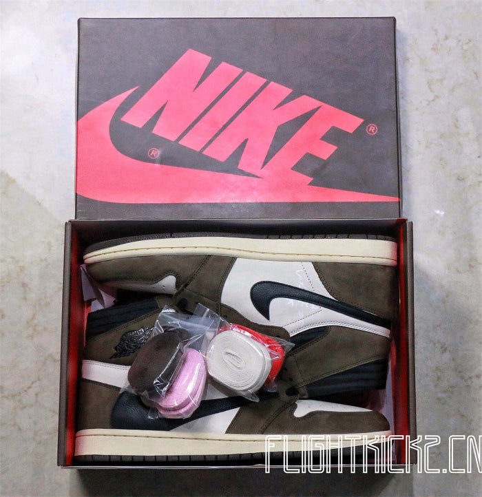 Travis Scott x Air Jordan 1 Retro High Dark Mocha