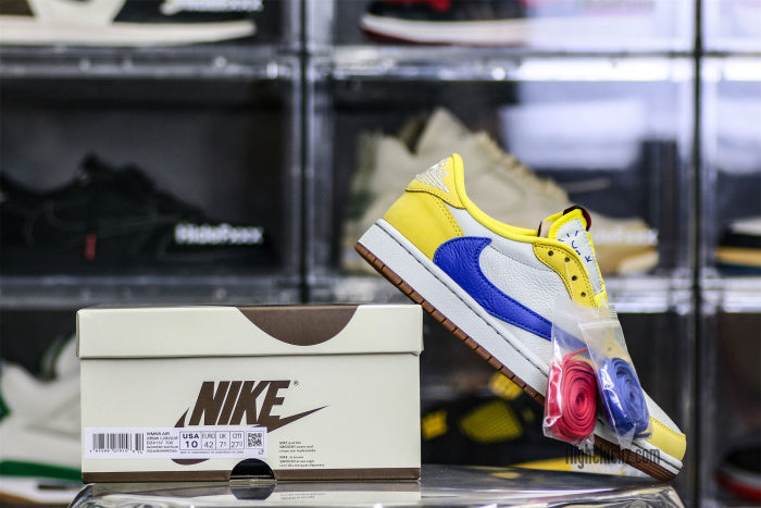 Travis Scott x Air Jordan 1 Retro Low OG SP “Elkins/Canary Yellow”