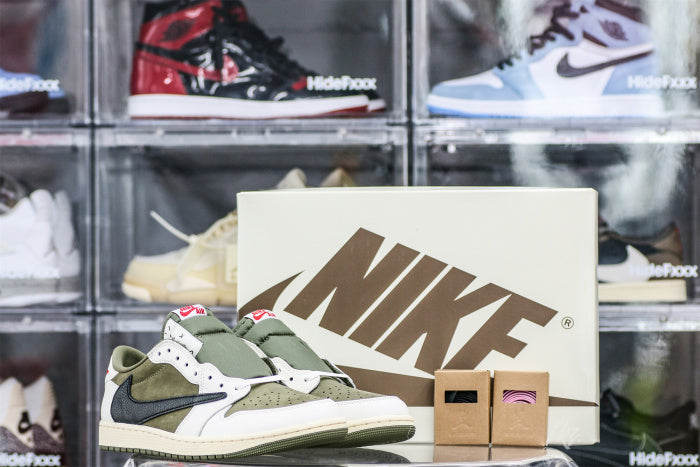 Travis Scott x Air Jordan 1 'Oliva Médio'