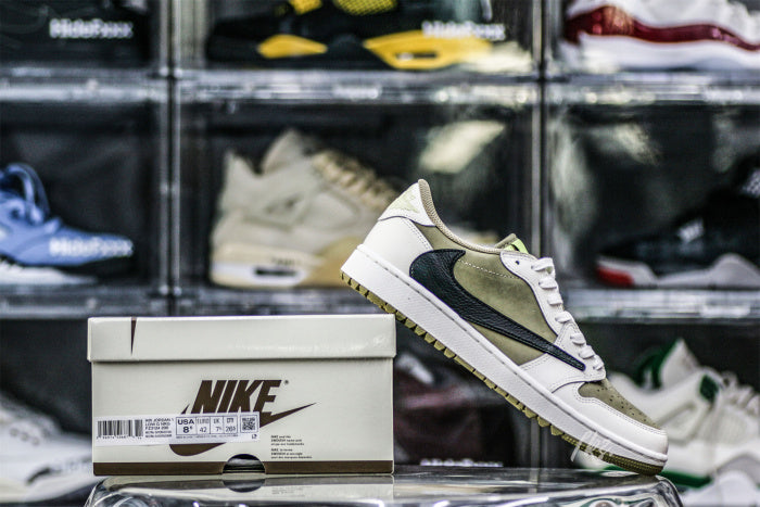 Travis Scott x Air Jordan 1 Low Golf Neutral Olive