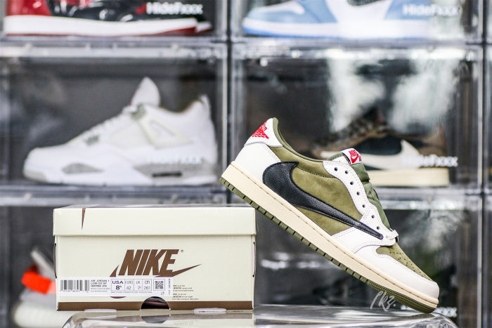 Travis Scott x Air Jordan 1 'Oliva Médio'