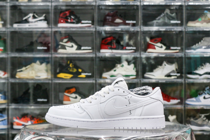 Travis Scott x Air Jordan 1 Retro Low OG SP Michael Rubin White Party