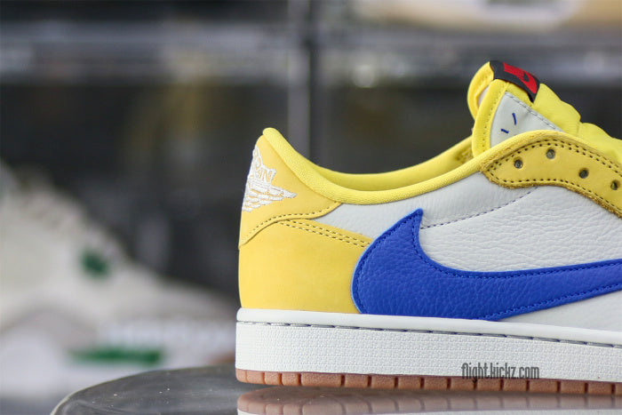 Travis Scott x Air Jordan 1 Retro Low OG SP “Elkins/Canary Yellow”
