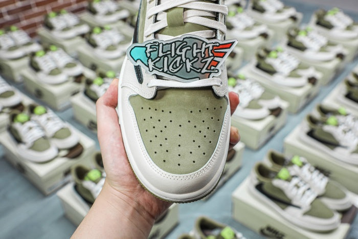 Travis Scott x Air Jordan 1 Low Golf Neutral Olive
