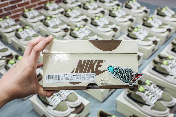 Travis Scott x Air Jordan 1 Low Golf Neutral Olive