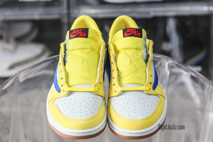 Travis Scott x Air Jordan 1 Retro Low OG SP “Elkins/Canary Yellow”