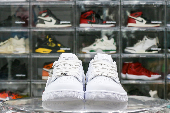 Travis Scott x Air Jordan 1 Retro Low OG SP Michael Rubin White Party