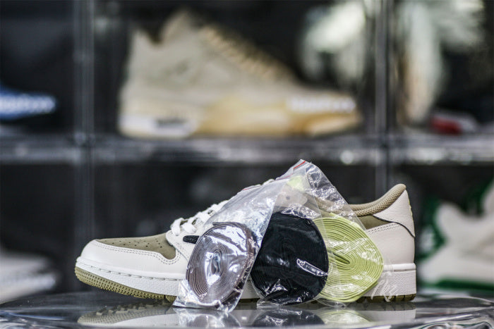Travis Scott x Air Jordan 1 Low Golf Neutral Olive